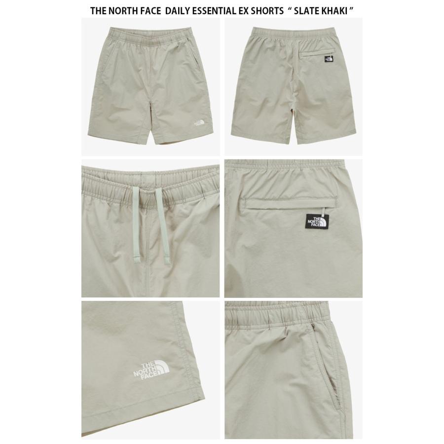 THE NORTH FACE ノースフェイス ショートパンツ DAILY ESSENTIAL EX SHORTS デイリー エッセンシャル ショーツ パンツ ロゴ メンズ レディース NS6NP10A/B/C/D｜a-dot｜09