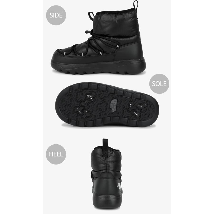 THE NORTH FACE ブラックブーツ 24cm ショート丈 THE NORTH FACE（ザ ノースフェイス） ショートブーツ 5 ブラック