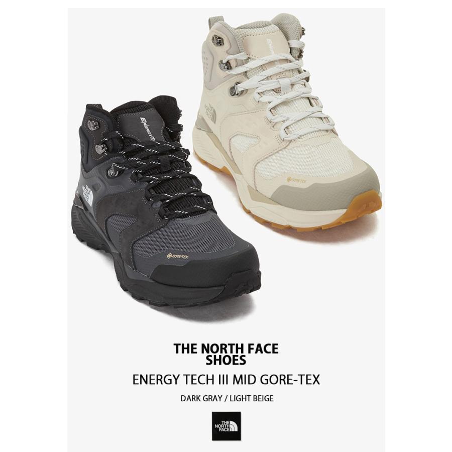 THE NORTH FACE ノースフェイス シューズ ENERGY TECH III MID GTX マウンテンブーツ トレッキング GORE-TEX BEIGE GRAY ゴアテックス BEIGE GRAY NS95P53A/B｜a-dot｜04