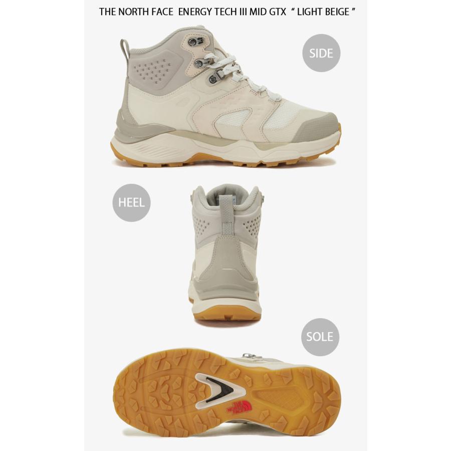 THE NORTH FACE ノースフェイス シューズ ENERGY TECH III MID GTX マウンテンブーツ トレッキング GORE-TEX BEIGE GRAY ゴアテックス BEIGE GRAY NS95P53A/B｜a-dot｜06