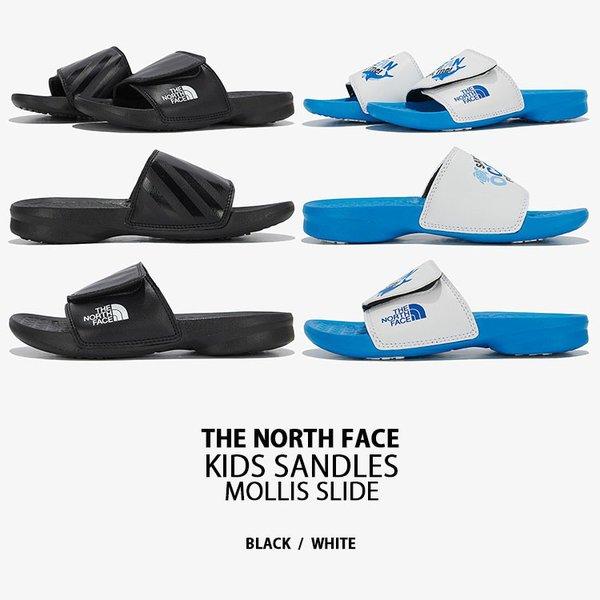 THE NORTH FACE ノースフェイス キッズ 子供用 サンダル KID MOLLIS SLIDE ベルクロ スライドサンダル スリッパ シャワーサンダル NS96M04の画像