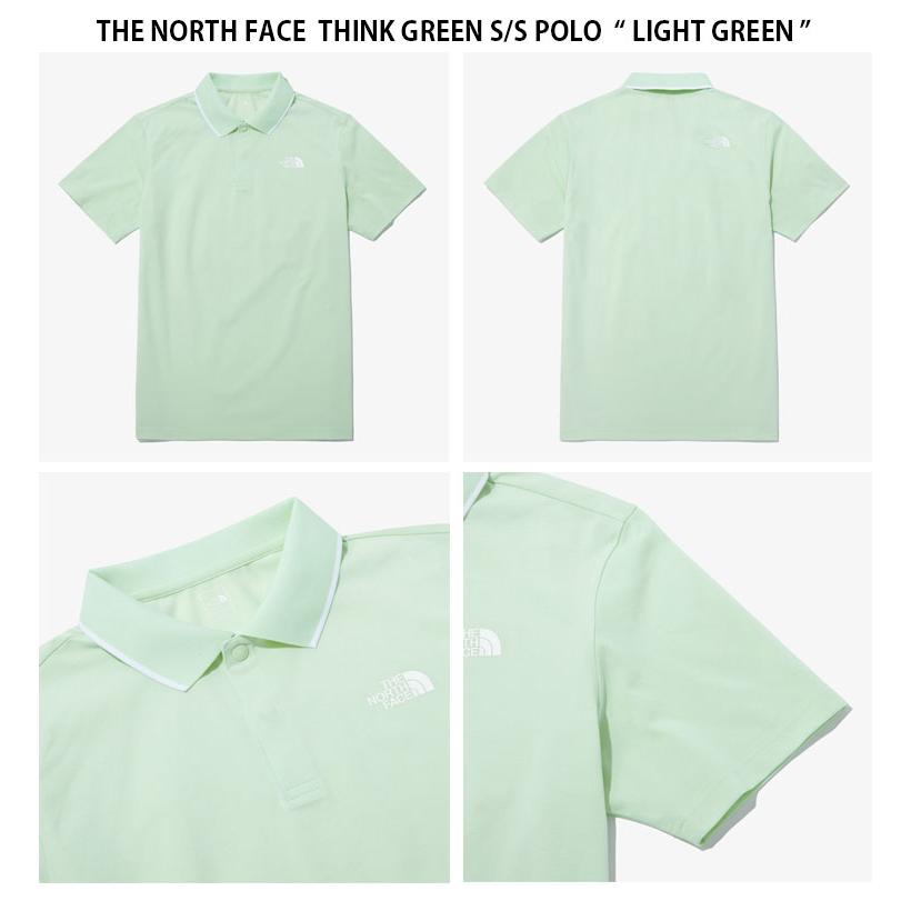 THE NORTH FACE ノースフェイス ポロシャツ THINK GREEN S/S POLO シンク グリーン ショートスリーブ ポロ 半袖 ロゴ メンズ レディース NT7PP01A/B/C/D｜a-dot｜10