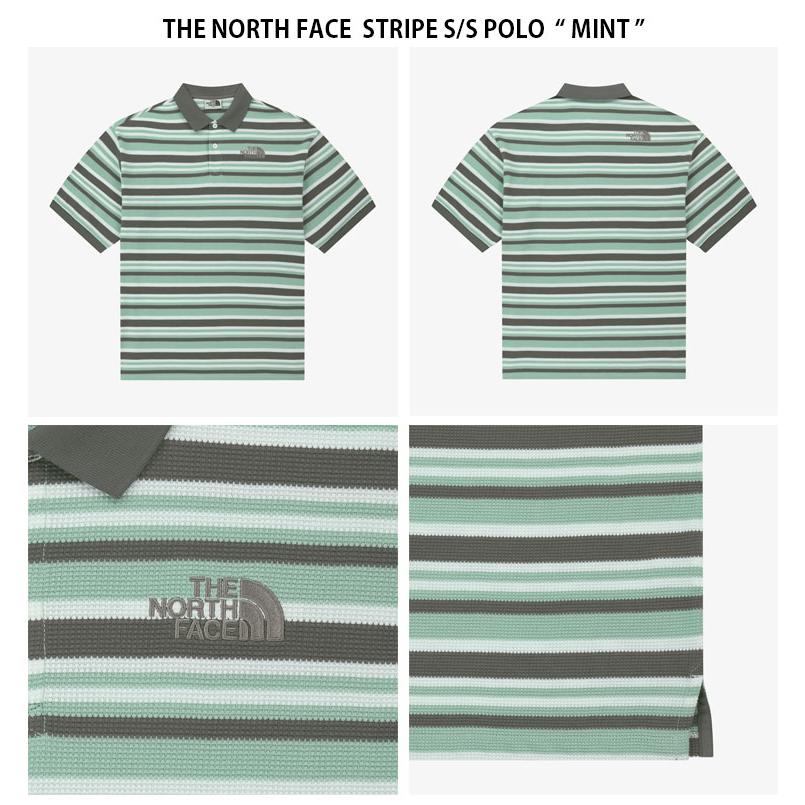 THE NORTH FACE ノースフェイス ポロシャツ STRIPE S/S POLO