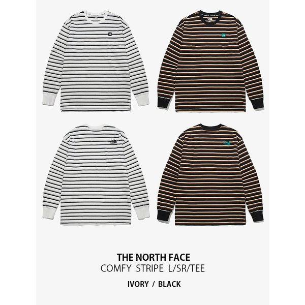 THE NORTH FACE ノースフェイス ロンT カットソー COMFY STRIPE L/SR/TEE コンフィー ストライプ ボーダー Tシャツ 長袖 ロングスリーブ WHITELABEL NT7TM52|a-dot|02