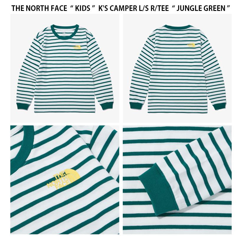 THE NORTH FACE ノースフェイス キッズ ロンT K'S CAMPER L/S R/TEE キャンパー ロングスリーブ ティーシャツ 長袖 カットソー 子供用 NT7TP02S/T/U/Vの画像