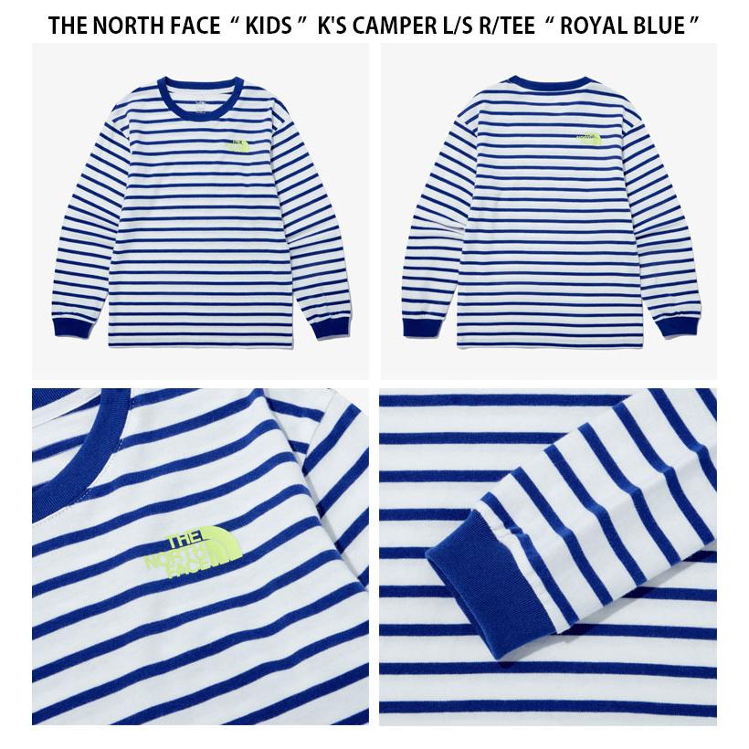THE NORTH FACE ノースフェイス キッズ ロンT K'S CAMPER L/S R/TEE キャンパー ロングスリーブ ティーシャツ 長袖 カットソー 子供用 NT7TP02S/T/U/Vの画像