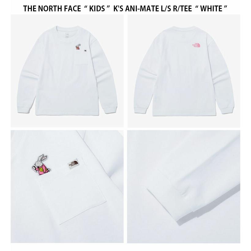 THE NORTH FACE ノースフェイス キッズ ロンT K'S ANI-MATE L/S R/TEE アニマルメイト ロングスリーブ ティーシャツ 長袖 カットソー 子供用 NT7TP03S/T/U/Vの画像