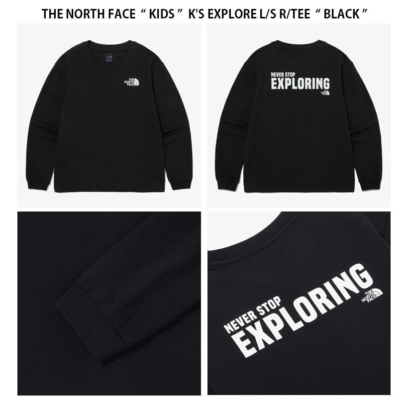 THE NORTH FACE ノースフェイス キッズ ロンT K'S EXPLORE L/S R/TEE エクスプローラー ロングスリーブ ティーシャツ 長袖 カットソー 子供用 NT7TQ07S/T/U/V｜a-dot｜08