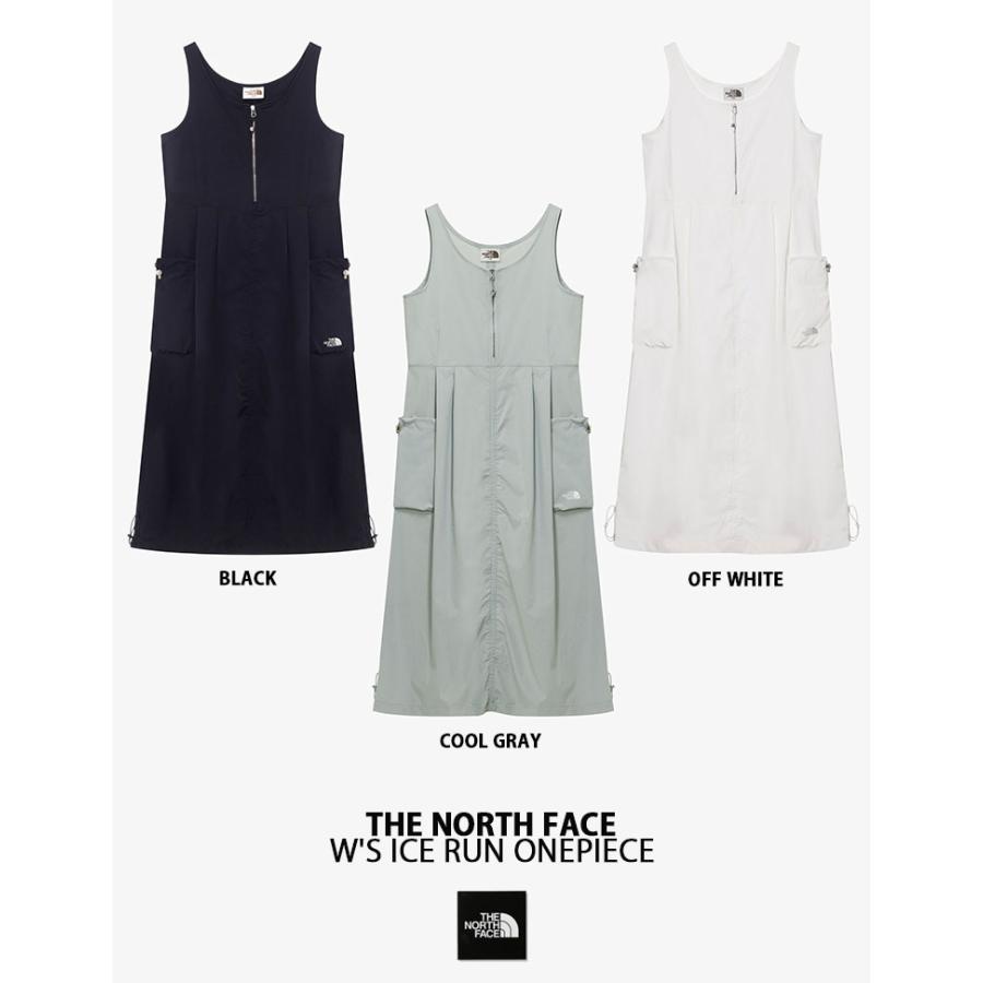 【新品】THE NORTH FACE ノースリーブ ロングワンピース グレーL THE NORTH FACE（ザ ノースフェイス） ノースフェイス ワンピース 接触