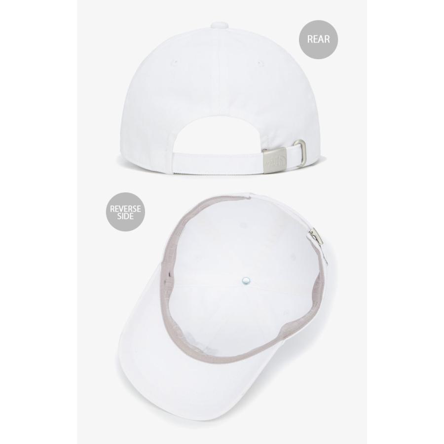 THE NORTH FACE ノースフェイス キッズ キャップ 帽子 TREAM KOREA KOC KIDS COTTON BALL CAP/R WHITE BBキャップ チームコリア ホワイト OE3CQ01Rの画像