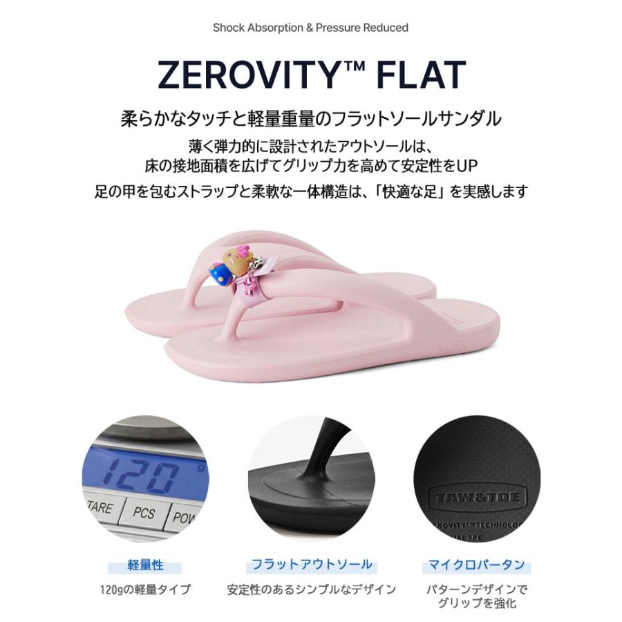 TAW & TOE トー&トー X Sanrio サンリオ レディースサンダル