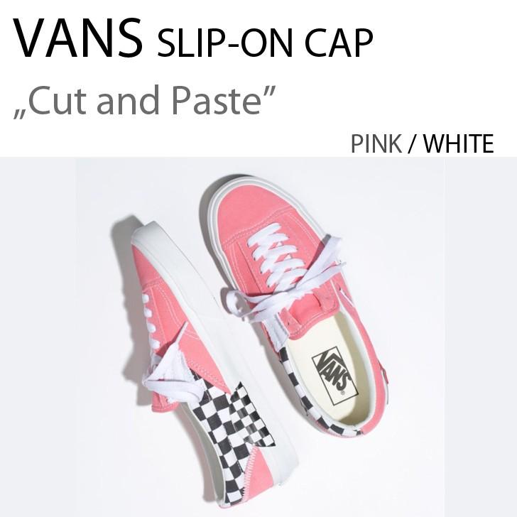 vans cut and paste pink