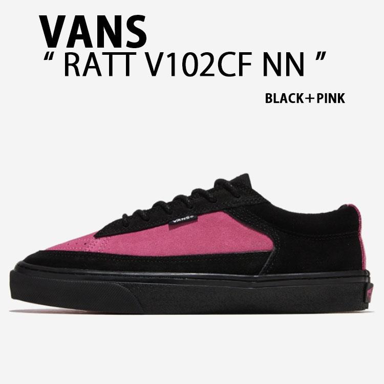 VANS バンズ スニーカー RATT V102CF NN ラット コンビネーションカラー シューズ V102CFNN BLACK PINK シーズナルカラー スエード Y2K VANS（ヴァンズ） バンズ スニーカー RATT V102CF NN ラット