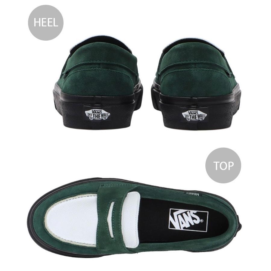 VANS / ローファー/24.5cm/GRN/V196CF MA VANS（ヴァンズ） バンズ スニーカー LOAFER GREEN WHITE BLACK V196CF