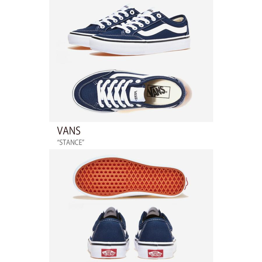 VANS バンズ スニーカー STANCE NAVY WHITE V362 NAVY/WHITE