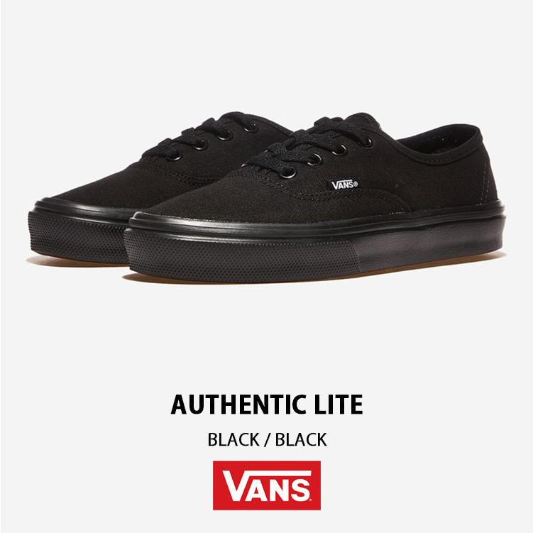 VANS（ヴァンズ） バンズ スニーカー AUTHENTIC LITE BLACK BLACK V44