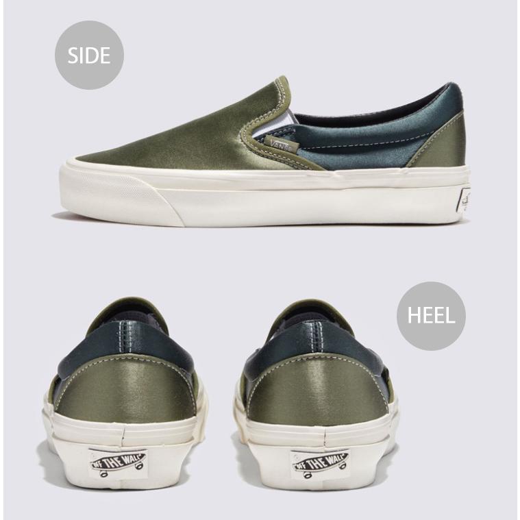 VANS バンズ スニーカー SLIP-ON REISSUE 98 LX SATIN LODEN VANS バンズ スニーカー SLIP-ON REISSUE 98 LX SATIN LODEN