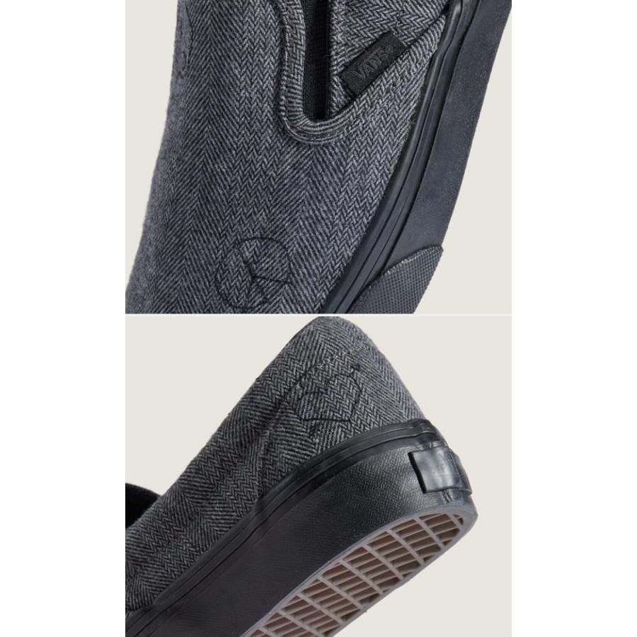 VANS（ヴァンズ） バンズ スニーカー CLASSIC SLIP-ON WOOL GRAY BLACK
