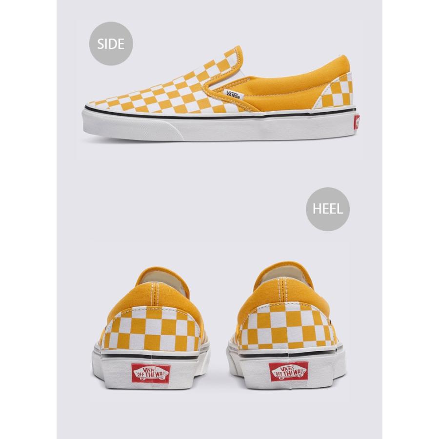VANS バンズ スニーカー SLIP-ON COLOR THEORY CHECKERBOARD GOLDEN