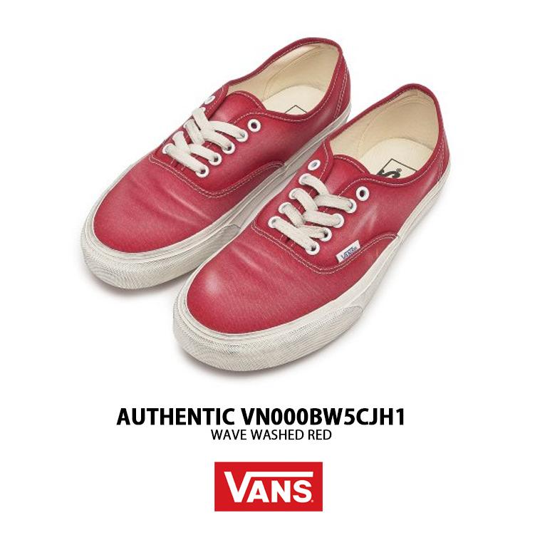 VANS（ヴァンズ） バンズ スニーカー AUTHENTIC WAVE WASHED RED