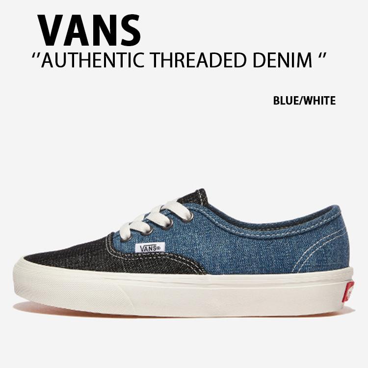 VANS（ヴァンズ） バンズ スニーカー AUTHENTIC THREADED DENIM BLUE