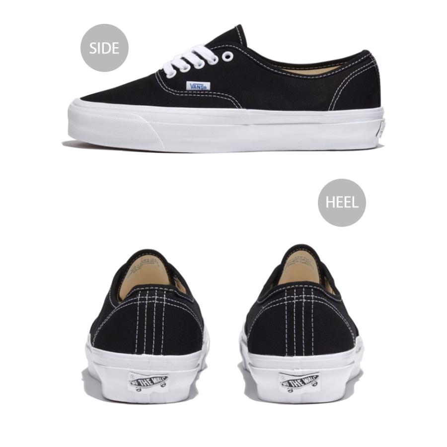 VANS バンズ スニーカー AUTHENTIC REISSUE 44 LX PREMIUM BLACK WHITE VN000CQABA2 オーセンティック リーシュ 44 LX プレミアム ブラック ホワイト メンズ｜a-dot｜03