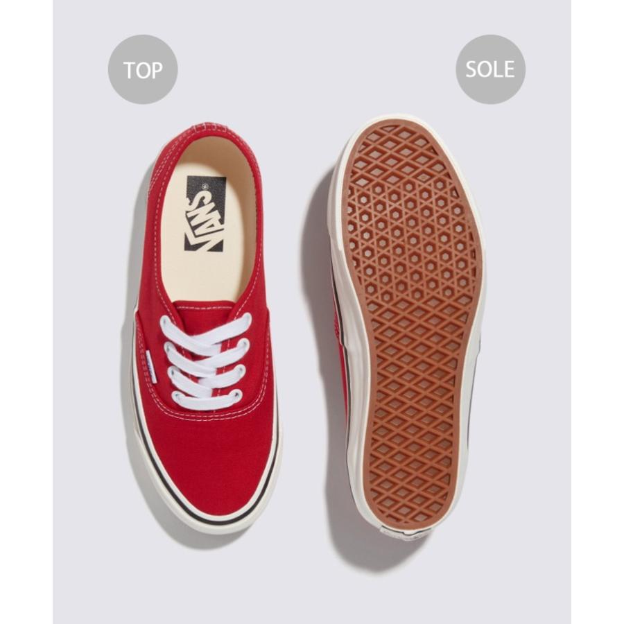VANS バンズ スニーカー AUTHENTIC REISSUE 44 LX PREMIUM RACING RED MARSHMALLOW VN000CQABOP オーセンティック VANS（ヴァンズ） バンズ スニーカー AUTHENTIC REISSUE 44 LX PREMIUM