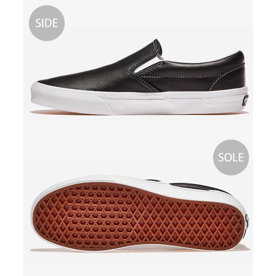 VANS（ヴァンズ） バンズ スニーカー CLASSIC SLIP-ON LEATHER BLACK