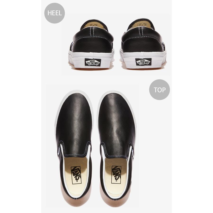 VANS（ヴァンズ） バンズ スニーカー CLASSIC SLIP-ON LEATHER BLACK