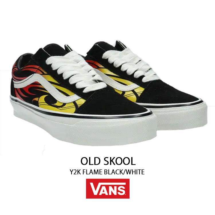 新品　未使用 OLD SKOOL 28.5 Y2K Flame オールドスクール VANS（ヴァンズ） バンズ スニーカー OLD SKOOL Y2K Flame BLACK WHITE