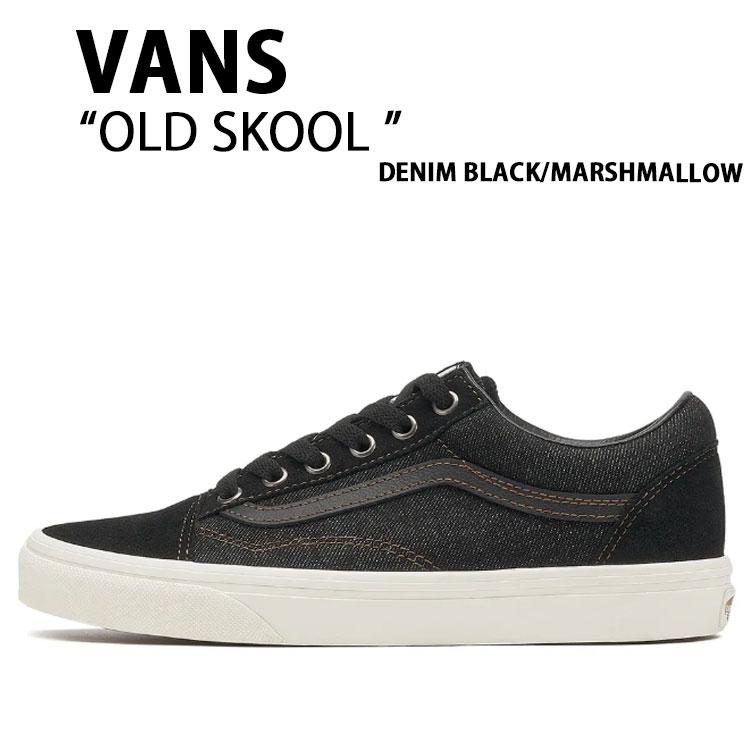 VANS バンズ スニーカー OLD SKOOL DENIM BLACK MARSHMALLOW VN000D7ZBPR オールドスクール デニムブラック マシュマロ 男性用 女性用 VANS（ヴァンズ） バンズ スニーカー OLD SKOOL DENIM BLACK