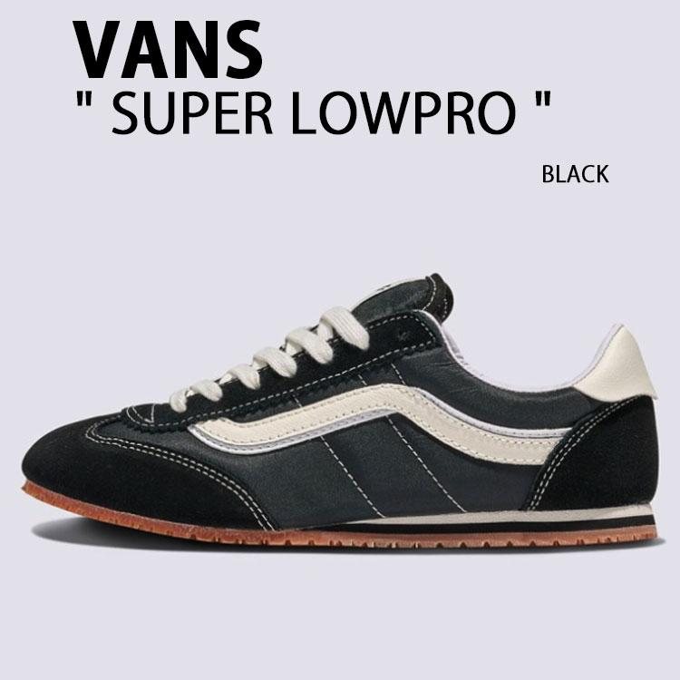 VANS バンズ スニーカー SUPER LOWPRO BLACK VN000D83BLA