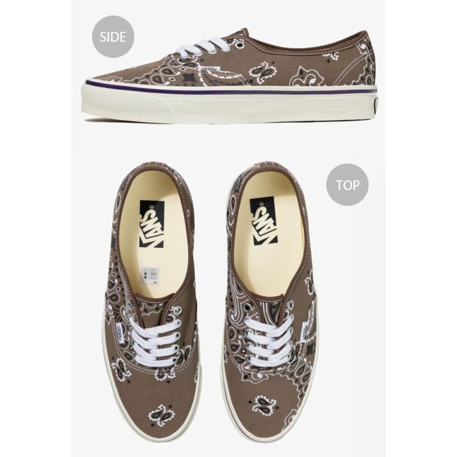 VANS（ヴァンズ） シューズ LX AUTHENTIC 44 BANDANA BROWN PURPLE