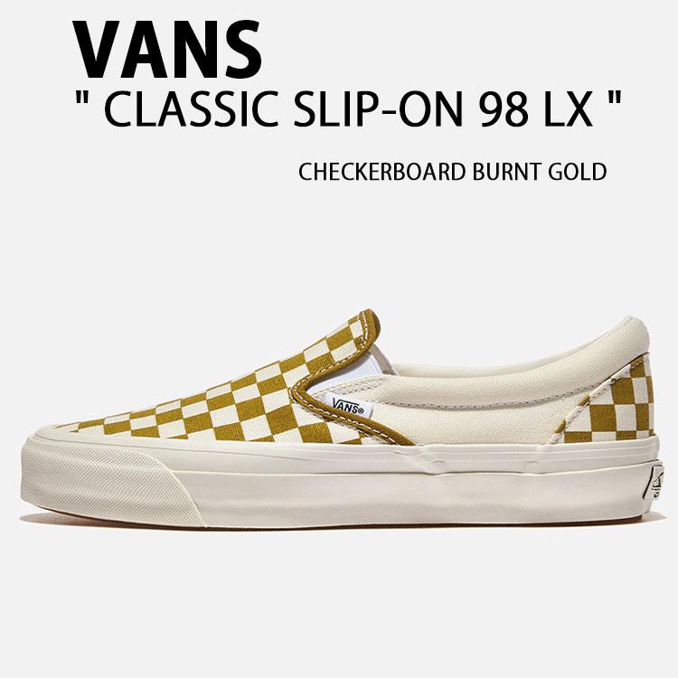 VANS バンズ スニーカーCLASSIC SLIP-ON 98 LX CHECKERBOARD
