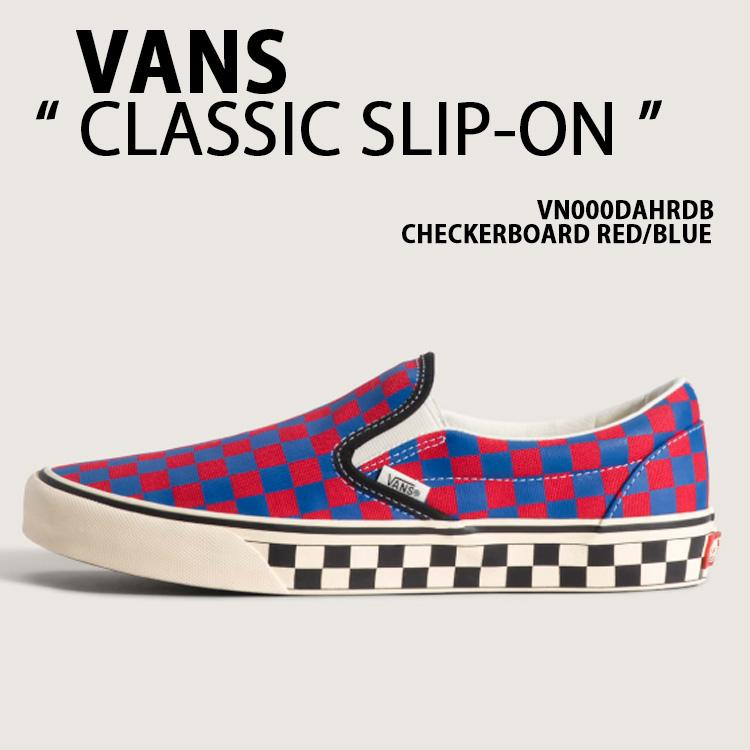 VANS スリッポン レッド チェッカーボード 希少 VANS（ヴァンズ