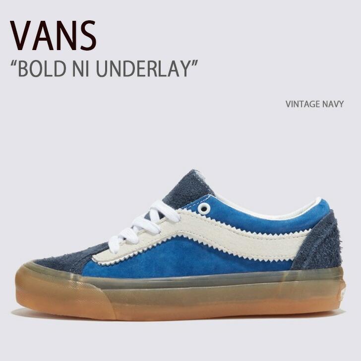 VANS（ヴァンズ） バンズ スニーカー BOLD NI UNDERLAY VINTAGE NAVY