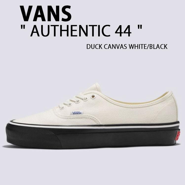 VANS（ヴァンズ） バンズ スニーカー AUTHENTIC 44 DUCK CANVAS WHITE