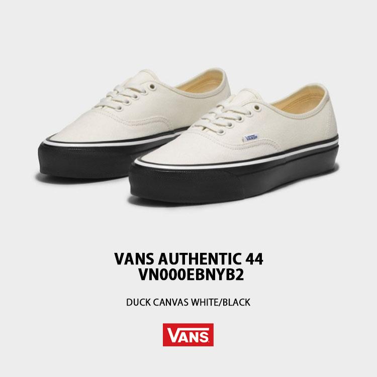 VANS（ヴァンズ） バンズ スニーカー AUTHENTIC 44 DUCK CANVAS WHITE