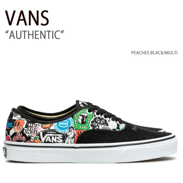 VANS バンズ スニーカー AUTHENTIC PEACHES BLACK MULTI VN000EE3BML オーセンティック VANS（ヴァンズ） バンズ スニーカー AUTHENTIC PEACHES BLACK MULTI