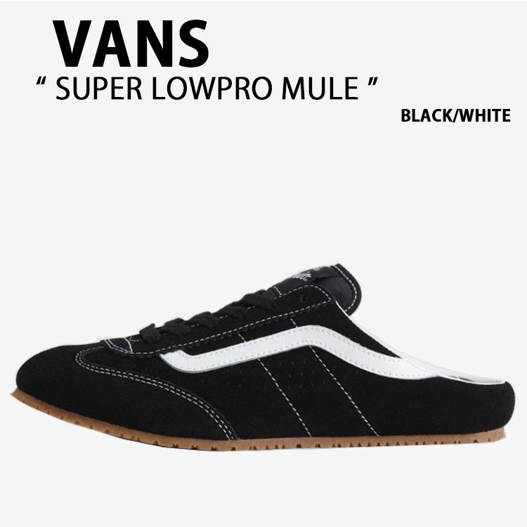 VANS（ヴァンズ） バンズ スニーカー SUPER LOWPRO MULE BLACK WHITE