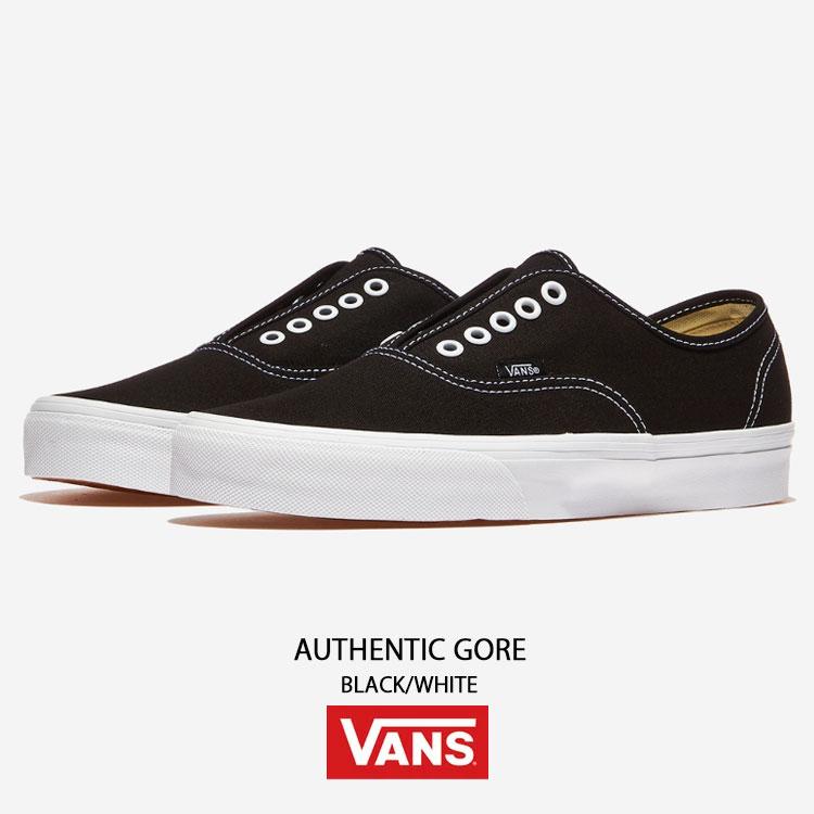 VANS（ヴァンズ） バンズ スニーカー AUTHENTIC GORE DEEP BLACK WHITE