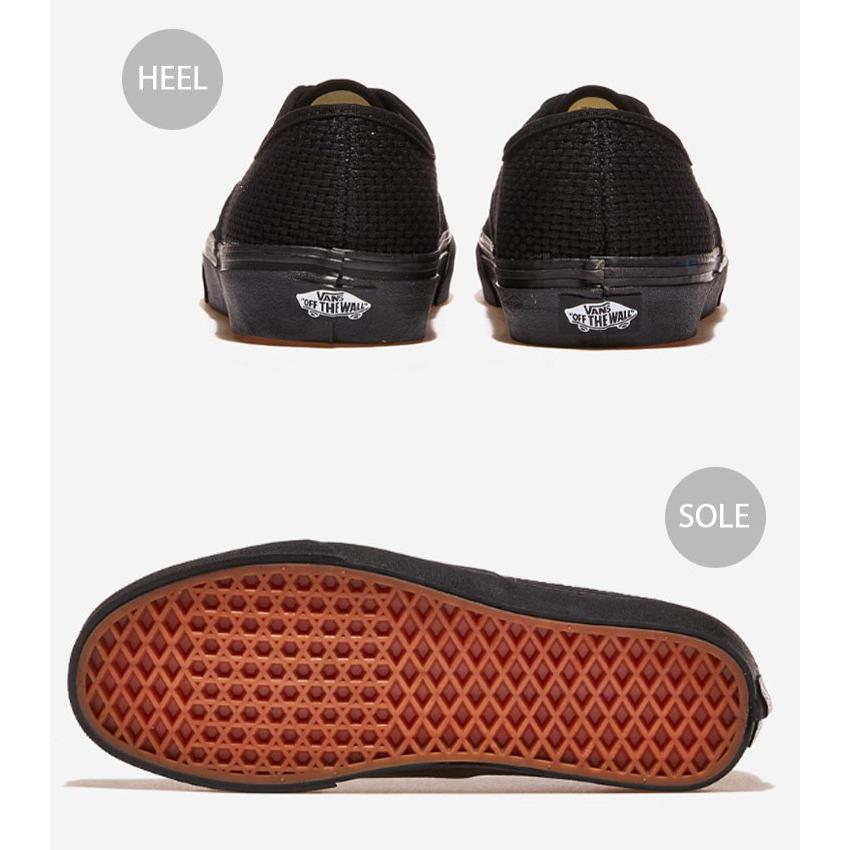 VANS（ヴァンズ） バンズ スニーカー AUTHENTIC KNIT BLACK BLACK