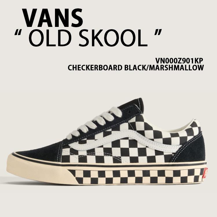 VANS（ヴァンズ） バンズ スニーカー OLD SKOOL CHECKERBOARD BLACK