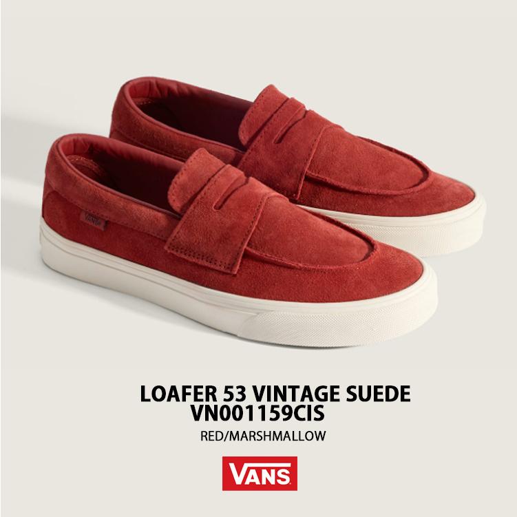 VANS（ヴァンズ） バンズ スニーカー LOAFER 53 VINTAGE SUEDE RED