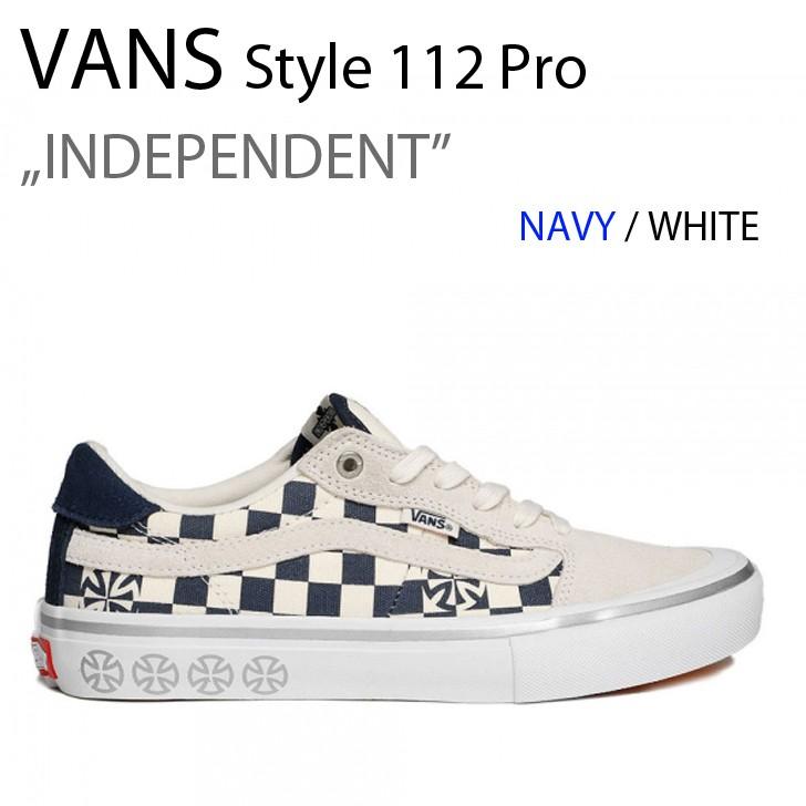 VANS Style 112 Pro ネイビー INDEPENDENT インディペンデント NAVY VN0A347XS5L｜a-dot