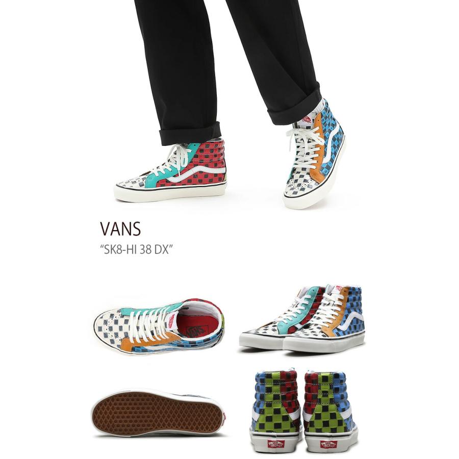 VANS（ヴァンズ） バンズ スニーカー SK8-HI 38 DX LEATHER CHECK