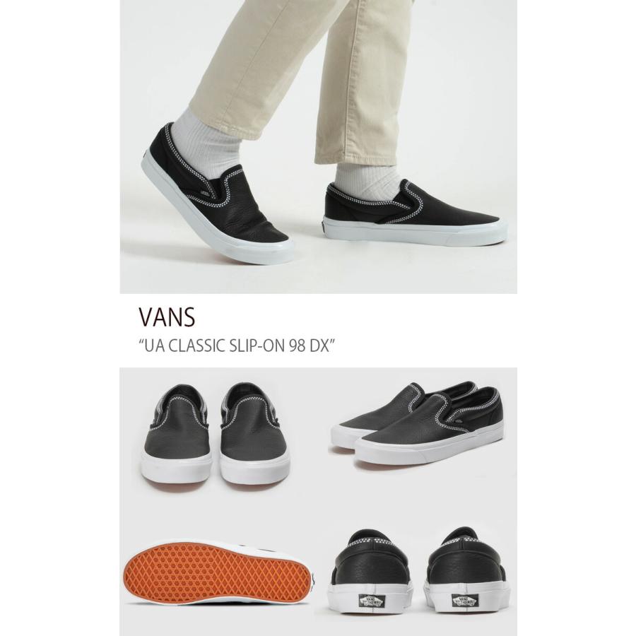 【極美品】VANS スリッポン 98DX ブラック ペイントストリーク VANS（ヴァンズ） バンズ スニーカー UA CLASSIC SLIP-ON 98 DX BLACK