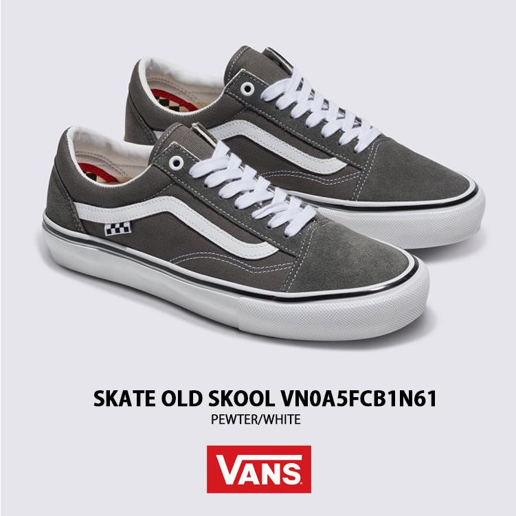 VANS（ヴァンズ） バンズ スニーカー SKATE OLD SKOOL PEWTER WHITE