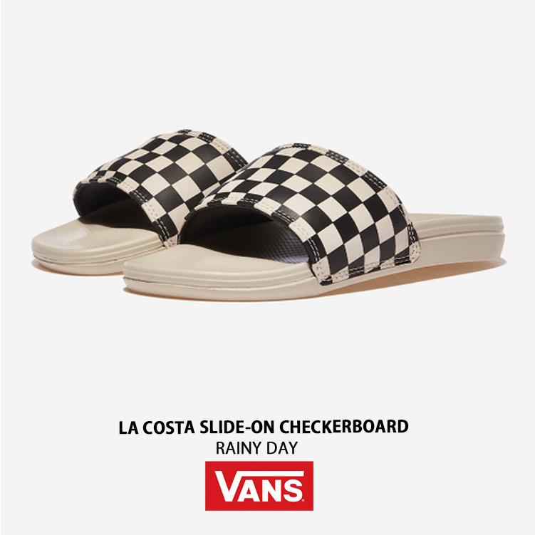 VANS バンズ サンダル LA COSTA SLIDE-ON RAINY DAY VN0A5HF5J92 ラコスタ スライドオン チェッカーボード レイニー デイ メンズ レディース 男性用 女性用｜a-dot｜06