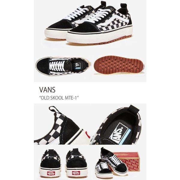 OLD SKOOL VANS バンズ スニーカー MTE-1 BLACK WHITE